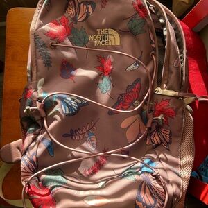 The North Face Women's Backpack - Floral and Pink